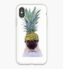 Vinilo o funda para iPhone Piña Pug
