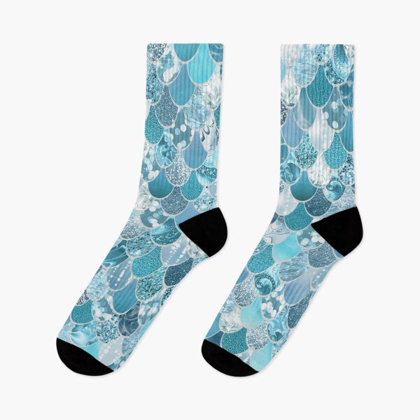 Item preview, Teal Mermaid Scales Pattern designed and sold by meggydesigns.