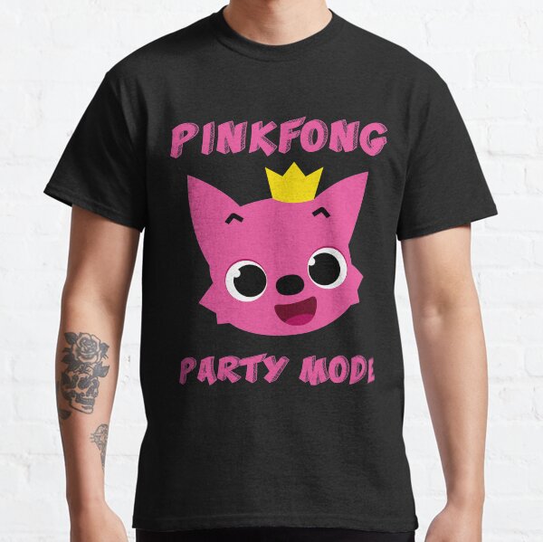 Pinkfong Party Mode (Baby Shark Clip Art) - Thanksgiving, Christmas And Birthday Party Gift Ideas Classic T-Shirt