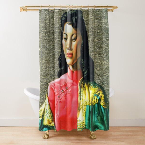 Vladimir Tretchikoff Miss Wong Fine Art Print Shower Curtain