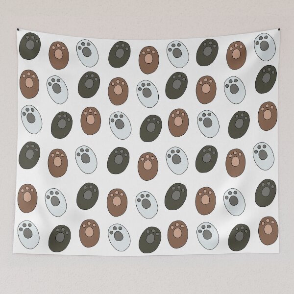 Item preview, We Bare Bears - Paws Pattern designed and sold by ValentinaHramov.