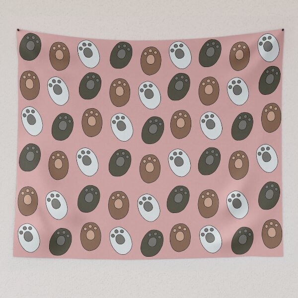 Item preview, We Bare Bears - Paws Pattern designed and sold by ValentinaHramov.
