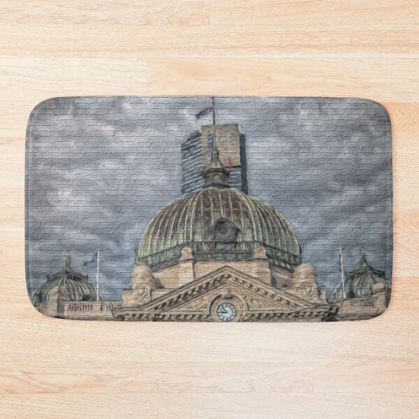 Item preview, Flinders Street Station on Brick  designed and sold by JohnKarmouche.
