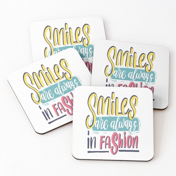 Item preview, Smiles Are Always In Fashion Inspirational Quotes designed and sold by ProjectX23.
