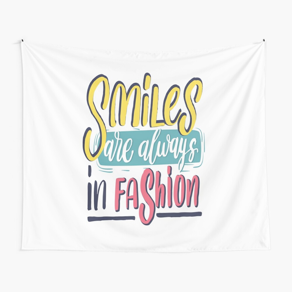 Smiles Are Always In Fashion Inspirational Quotes Laptop Skin By Projectx23 Redbubble