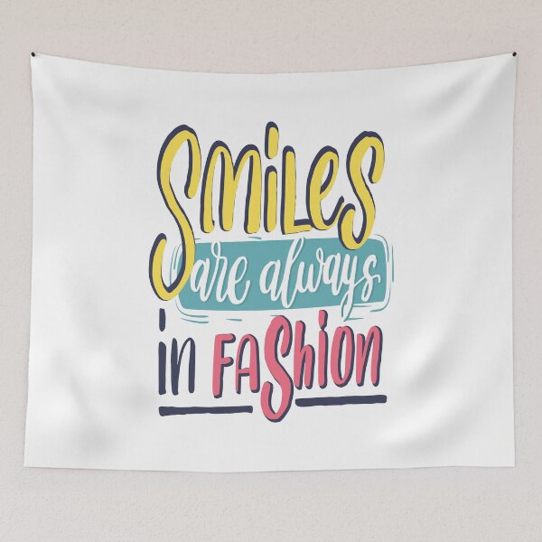 Item preview, Smiles Are Always In Fashion Inspirational Quotes designed and sold by ProjectX23.