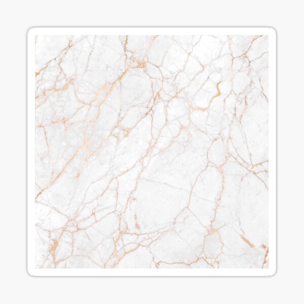 Item preview, White Faux Marble with Gold Glitter Veins designed and sold by MysticMarble.