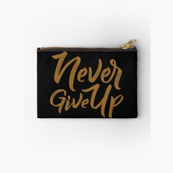 Item preview, Motivational Inspirational and Positive quote - Never give up typography text art by Word Fandom - wordfandom designed and sold by Kerry Pritchard.