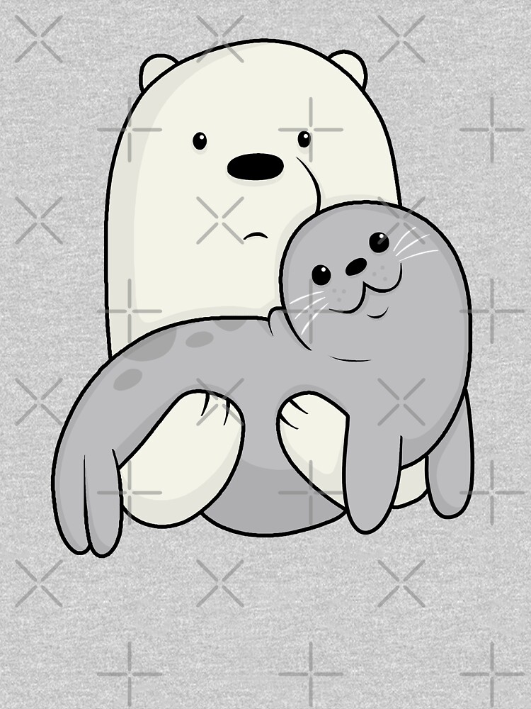 Ice Bear and Seal by ValentinaHramov