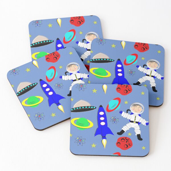 Item preview, Cartoon Outer Space Astronaut Graphic designed and sold by Artification.