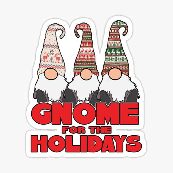 Item preview, 3 Nordic Gnomes Gnome for The Holidays Christmas designed and sold by funnytshirtemp.
