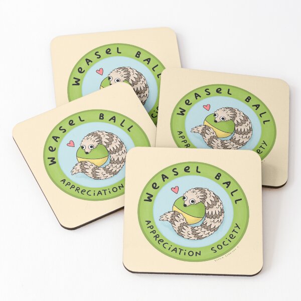 Item preview, Weasel Ball Appreciation Society designed and sold by SophieCorrigan.