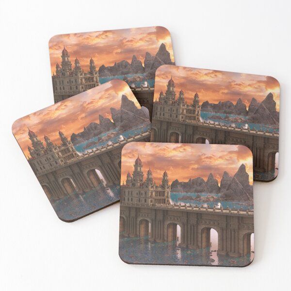 Item preview, Fantasy sunset castle designed and sold by Marc  Mons.