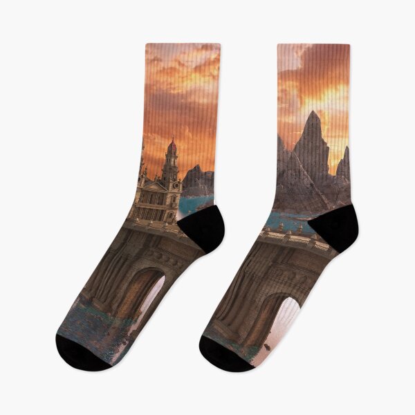 Item preview, Fantasy sunset castle designed and sold by Marc  Mons.