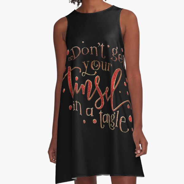 Do not Get Your Tingle A-Line Dress