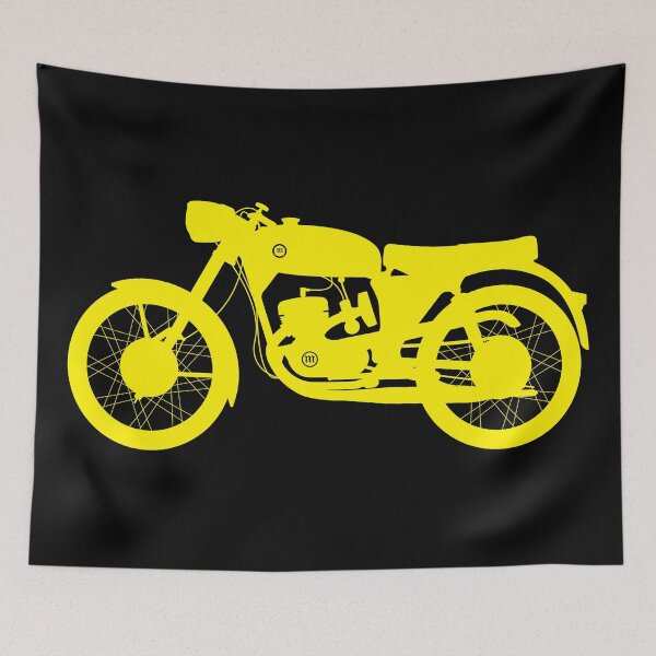 Item preview, Montesa Impala Motorcycle Silhouette - Yellow designed and sold by StudioFloyd.