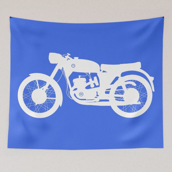 Item preview, Montesa Impala Motorcycle Silhouette - White designed and sold by StudioFloyd.
