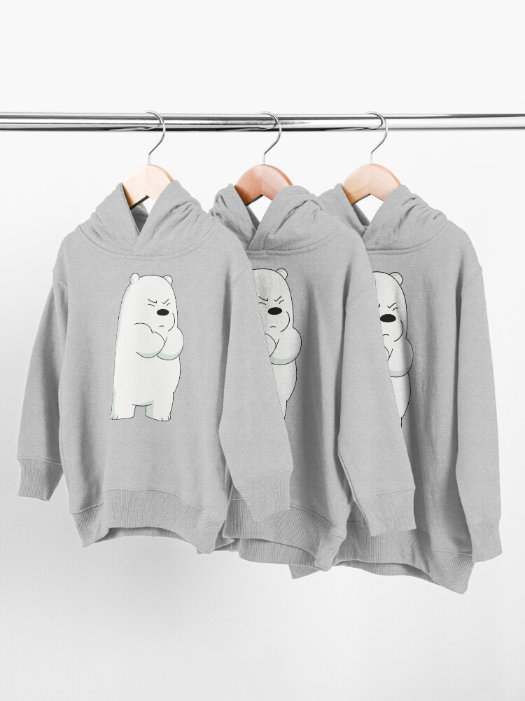 Alternate view of Ice Bear Toddler Pullover Hoodie