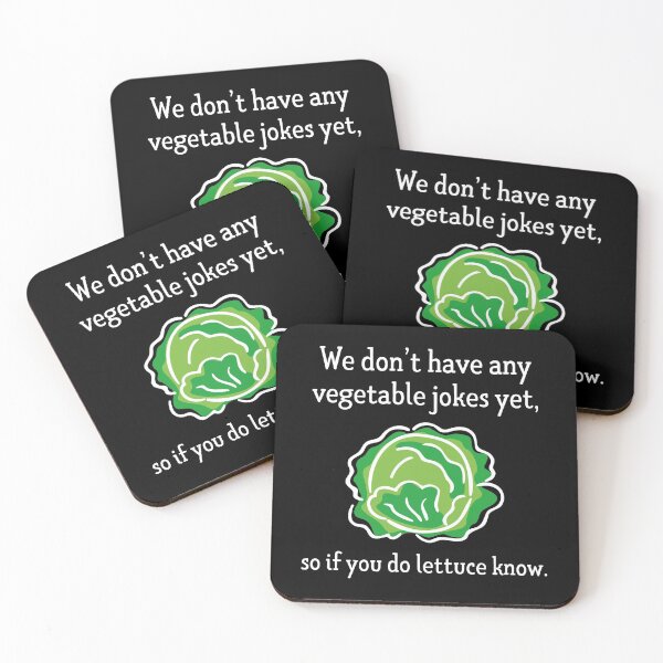 Item preview, Vegetable Jokes designed and sold by LuckyFoxDesigns.