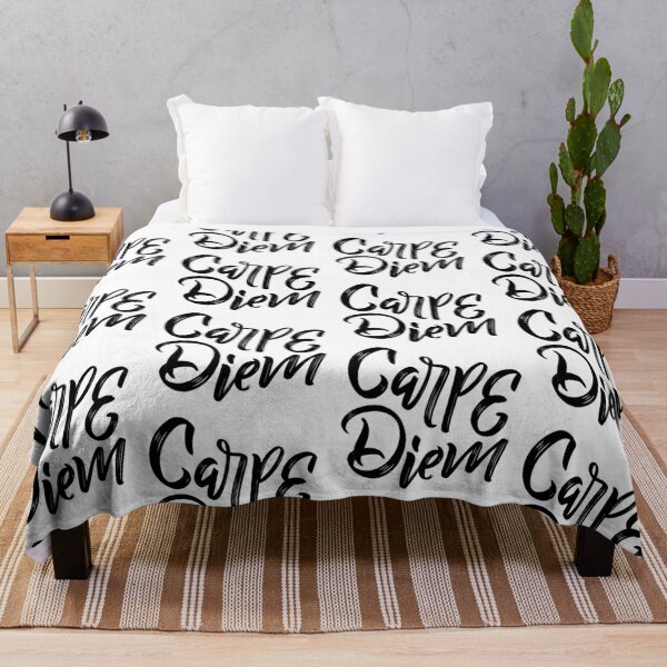 Item preview, Motivational Inspirational and Positive quote - Carpe diem typography text art by Word Fandom - wordfandom designed and sold by Kerry Pritchard.