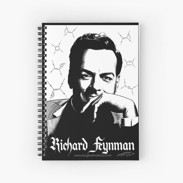 Richard Feynman Spiral Notebook