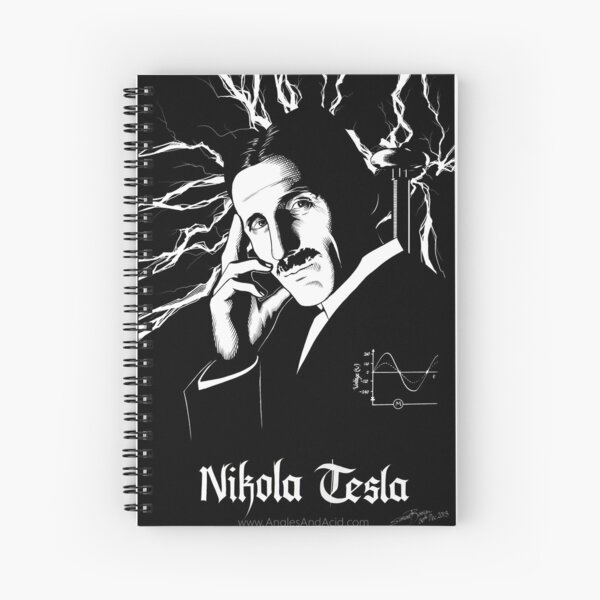Nikola Tesla Spiral Notebook