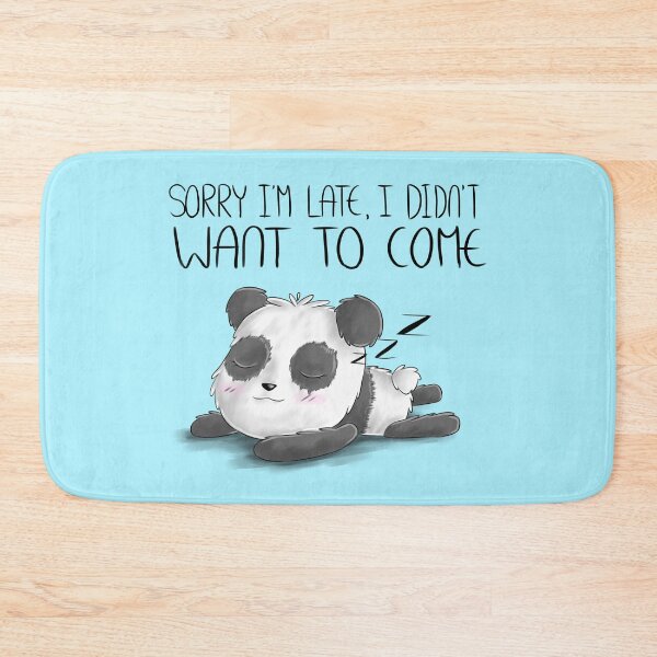 Item preview, Sleeping Panda Quote designed and sold by InkItOut.
