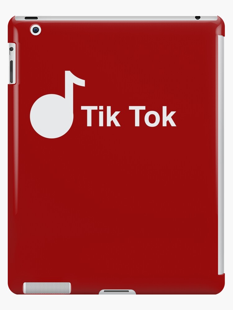 Tic Tac Tik Tok Ipad Case Skin By Myhomeart Redbubble