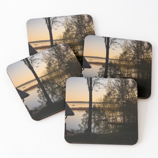 Item preview, Sunset on a Calm Lake designed and sold by iluphoto.