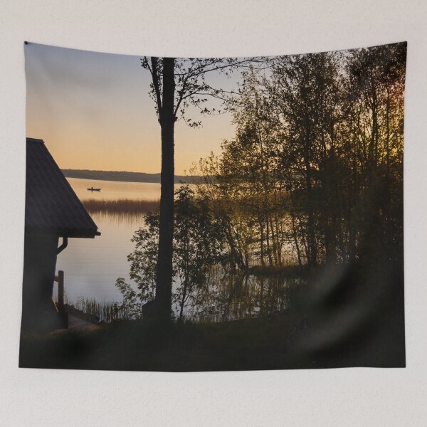 Item preview, Sunset on a Calm Lake designed and sold by iluphoto.