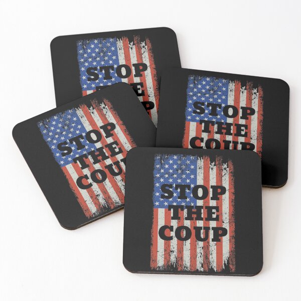 Item preview, Stop The Coup - Political American Flag Patriotic designed and sold by crazycow75.