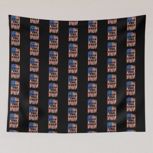 Item preview, Stop The Coup - Political American Flag Patriotic designed and sold by crazycow75.