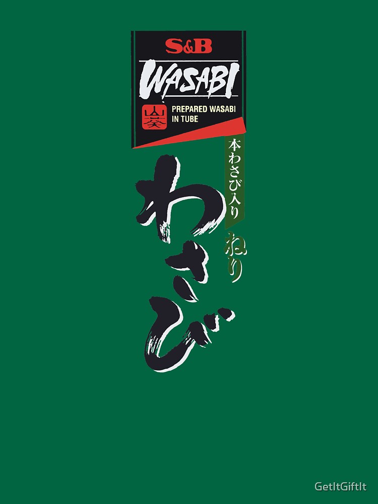 "S&B Wasabi Tube Packaging Design" T-shirt For Sale By GetItGiftIt ...