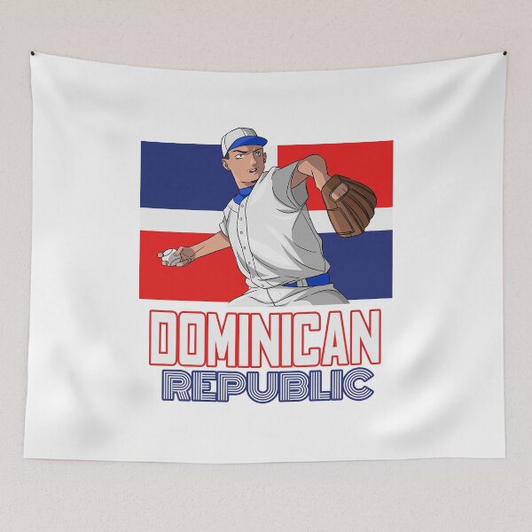 Item preview, Dominican Republic Baseball Flag Beisbol designed and sold by Nosek1ng.