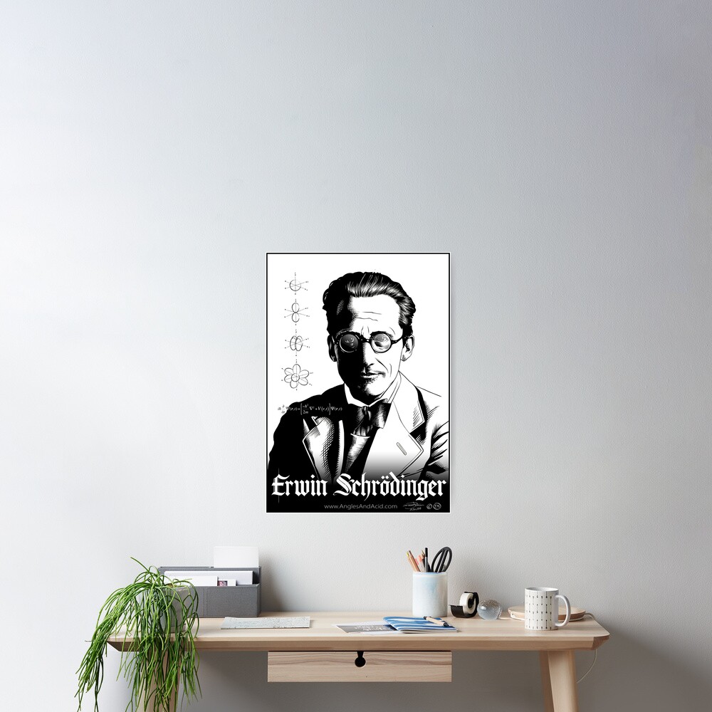 Erwin Schrödinger Poster