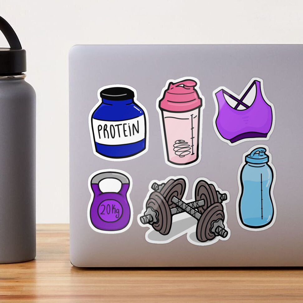 The Protein Shaker Bottle Sticker