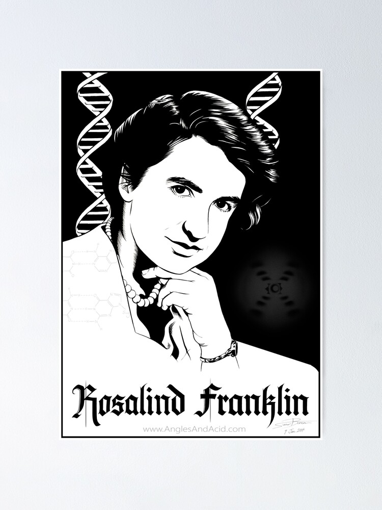 Alternate view of Rosalind Franklin Poster