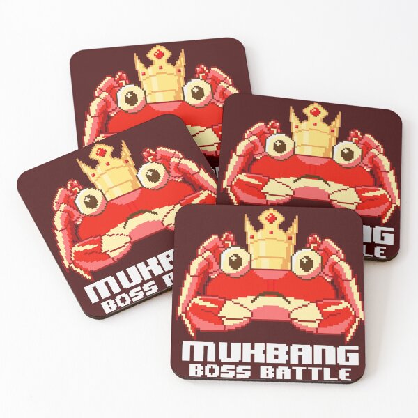 Artikelvorschau, MUKBANG - KING CRAB Boss Battle! entworfen und verkauft von potluck.