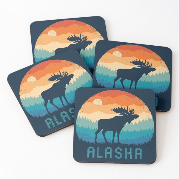 Item preview, Alaska Retro Moose designed and sold by TigerTom Design.