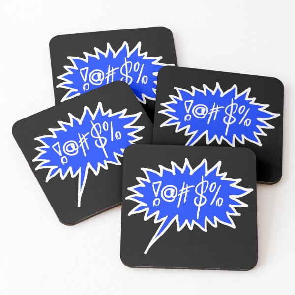 Item preview, Bad Language Speech Bubble Blue designed and sold by CharlieCreator.