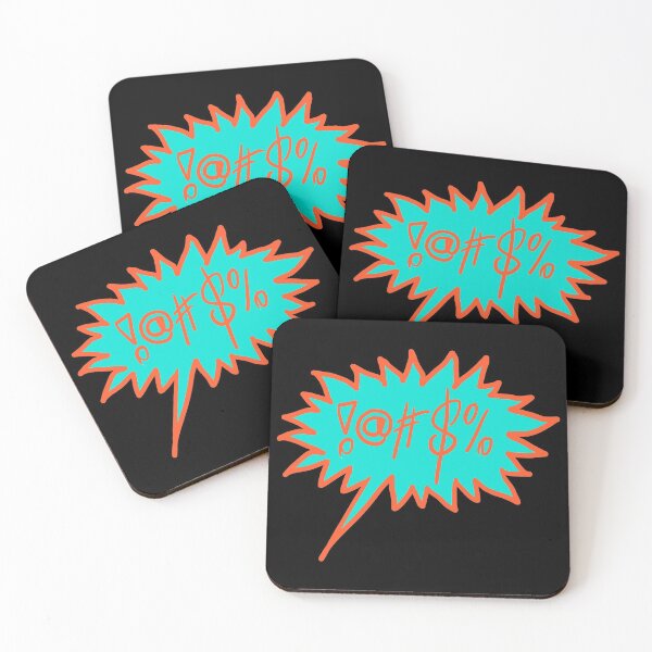 Item preview, Bad Language Speech Bubble Orange Lagoon designed and sold by CharlieCreator.