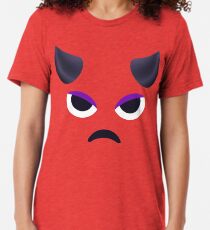 Emoji: Lila Gesicht Hörner Vintage T-Shirt