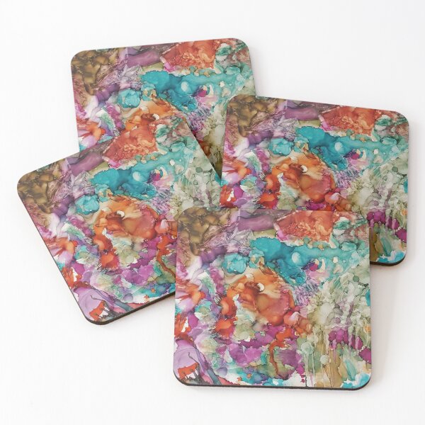 Hallucination in the mountains Coasters (Set of 4)