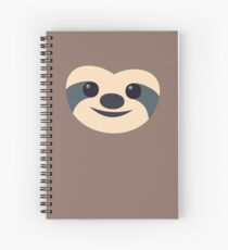 Emoji: Faultier Gesicht Spiralblock