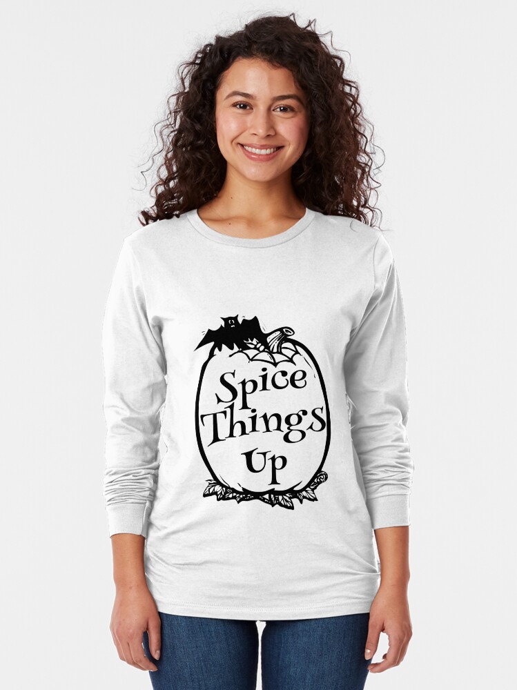 Alternate view of Pumpkin Spice Things up Halloween Long Sleeve T-Shirt