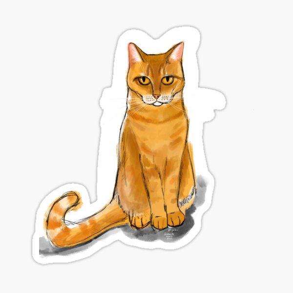 Artikel-Vorschau von Personalisiertes Katzen-Porträt, designt und verkauft von SusanaDesigns.