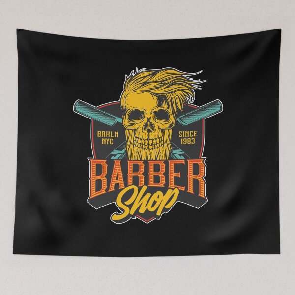 Item preview, NYC BARBER SHOP RETRO LOGO  T SHIRT GIFT PRESENT designed and sold by Timcito.