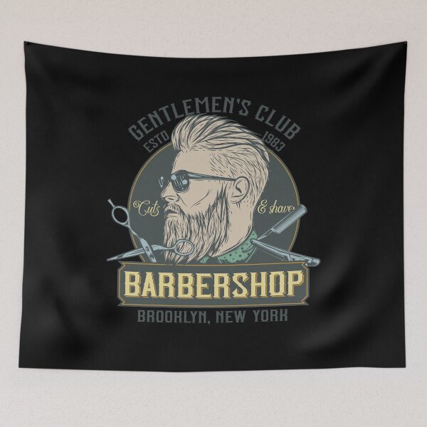 Item preview, GENTLEMAN NYC BARBER SHOP RETRO LOGO  T SHIRT GIFT PRESENT designed and sold by Timcito.