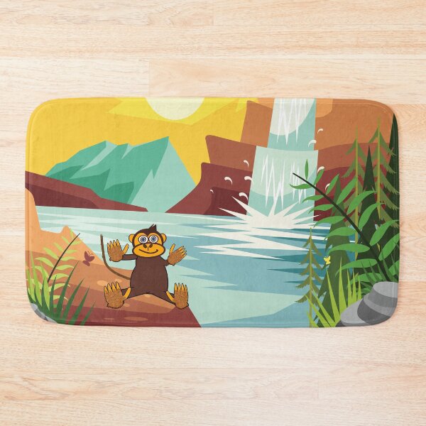 Item preview, Montague Cristo At Monkey Falls designed and sold by MclaughlinGifts.