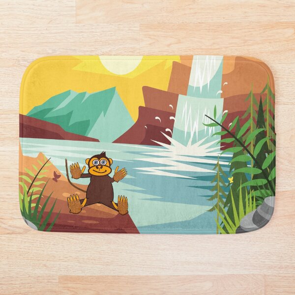 Item preview, Montague Cristo At Monkey Falls designed and sold by MclaughlinGifts.